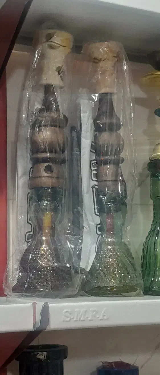 قلیان کوچک تنه چوبی|کلکسیون و سرگرمی|اردبیل, |دیوار