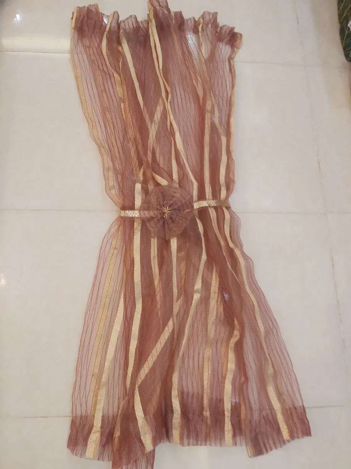 دو عدد پرده مناسب اتاق خواب|پرده، رانر، رومیزی|گنبد کاووس, |دیوار