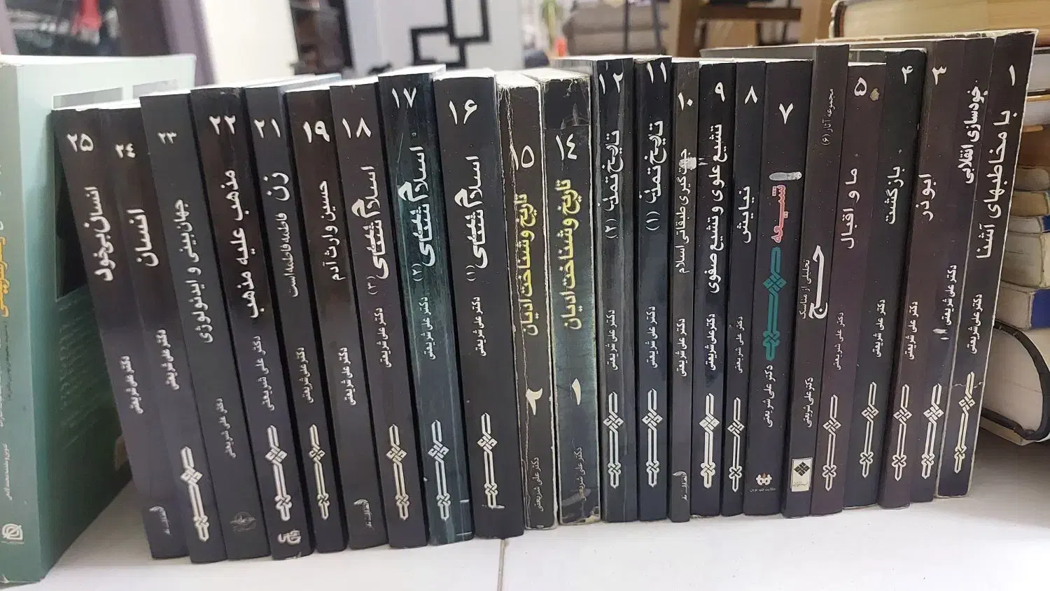 مجموعه آثار شریعتی جلد ۱ تا ۲۵|کتاب و مجله ادبی|تهران, افسریه شمالی|دیوار