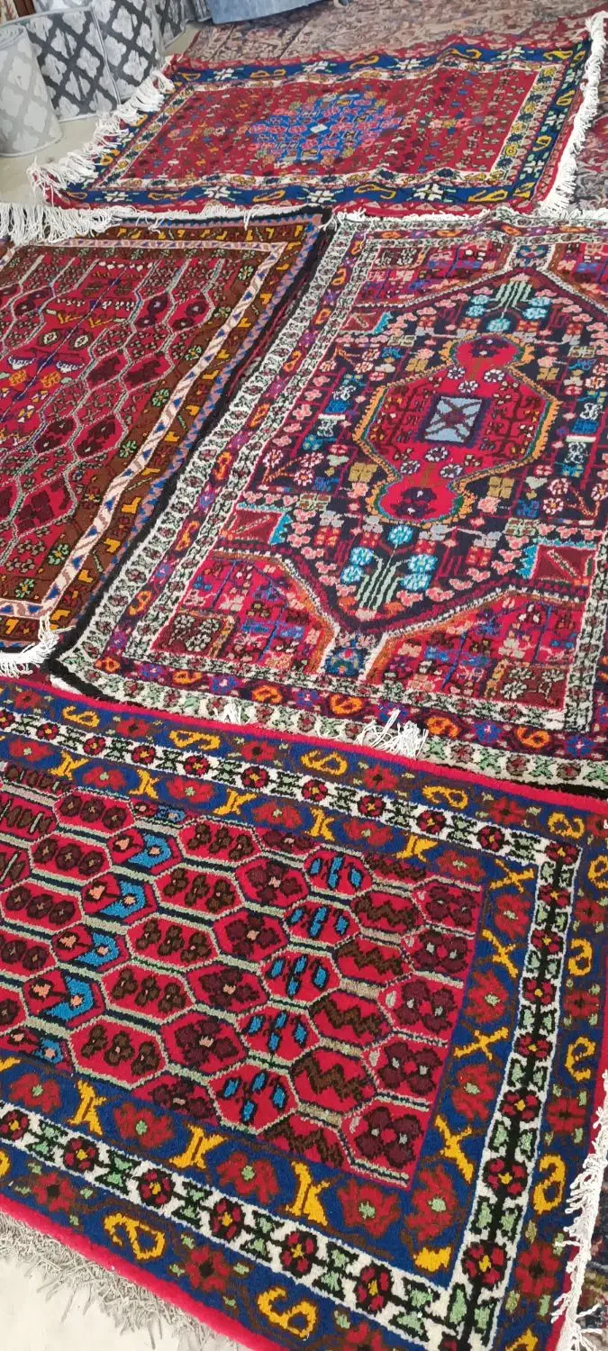 4 تخته فرش دستباف نو|فرش|همدان, |دیوار