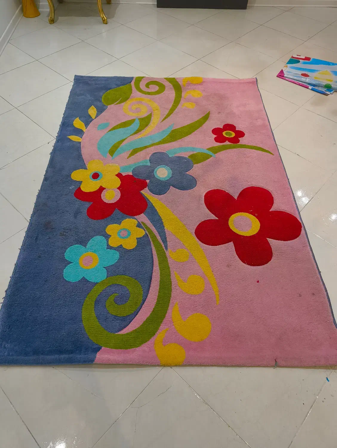 فرش کودک|فرش|تهران, امام زاده عبدالله|دیوار