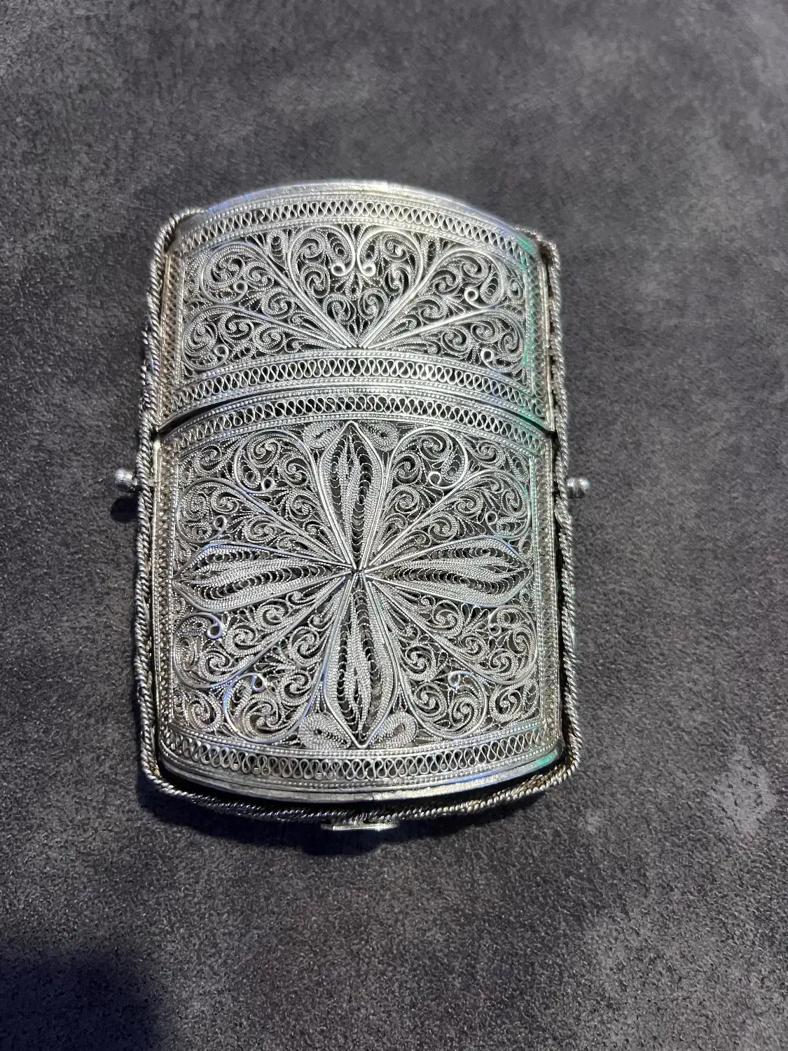 جاسیگاری نقره دست ساز|کلکسیون اشیاء عتیقه|تهران, سردارجنگل|دیوار