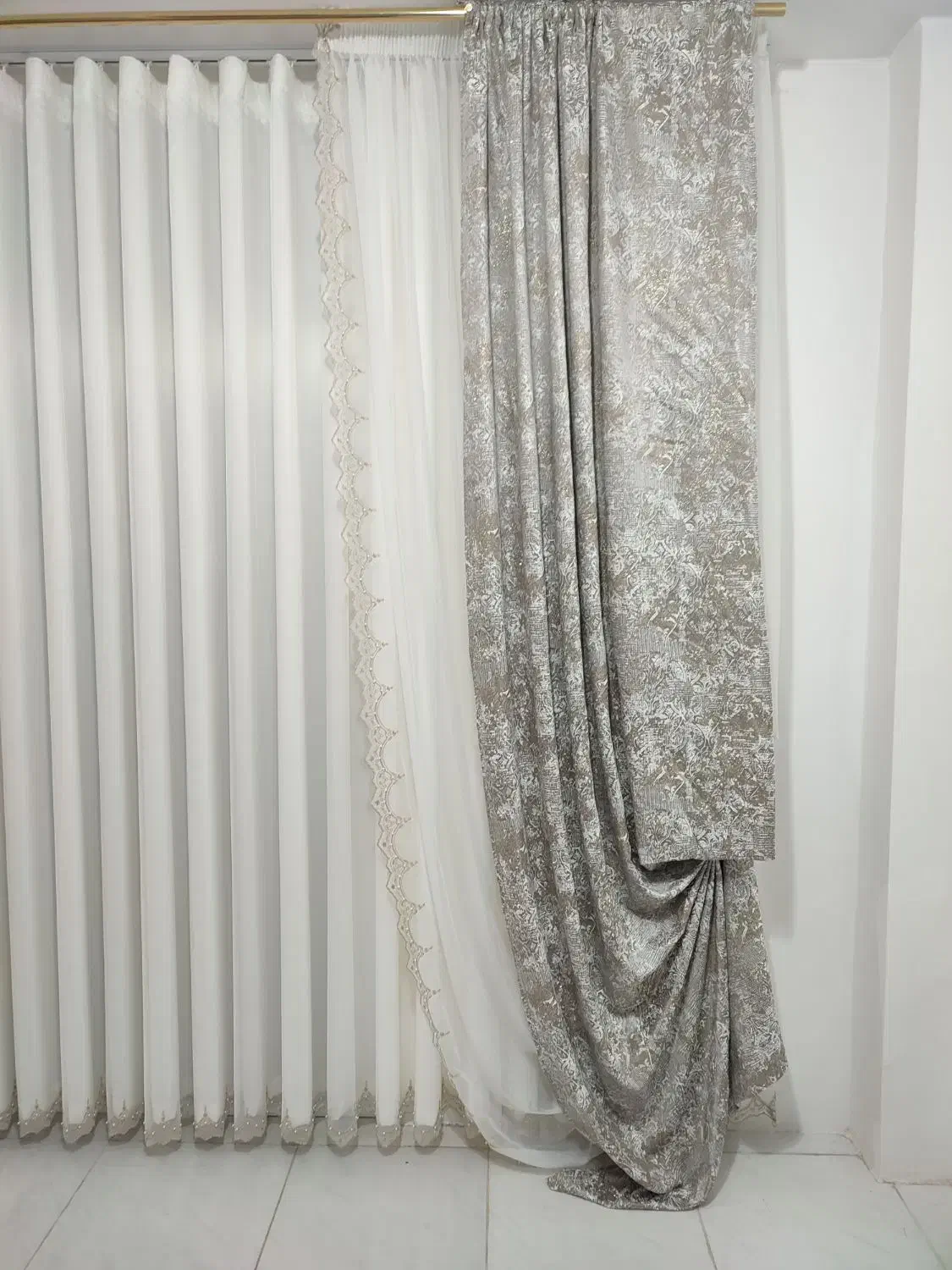 انواع پرده به صورت نقد واقساط بدونه بهره|پرده، رانر، رومیزی|شهرکرد, |دیوار