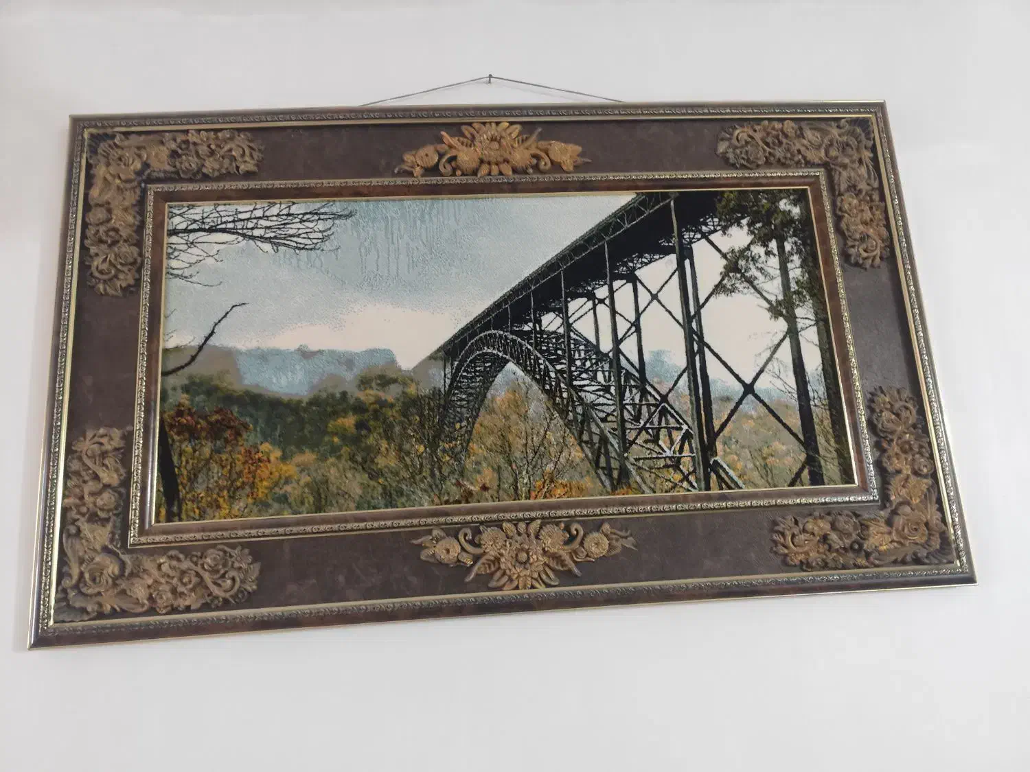 قاب  فرش|تابلو فرش|کوهدشت, |دیوار