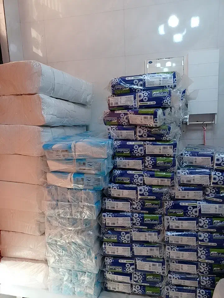 فروش عمده دستمال کاغذی و سفره یکبارمصرف|ظروف نگهدارنده، پلاستیکی، یکبارمصرف|شهریار, شهرک بهاران (ویره)|دیوار