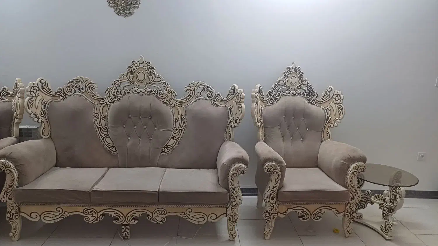 مبل ۷ نفره سالم بدون پارگی|مبلمان خانگی و میز عسلی|پاکدشت, پاکدشت (مامازند)|دیوار