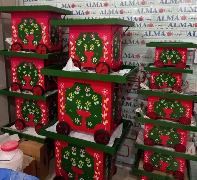 گاری چوبی چرخ طافی طوافی طحافی شب یلدا لبو باقالی|صنایع دستی و سایر لوازم تزئینی|تهران, خانی آباد نو شمالی|دیوار