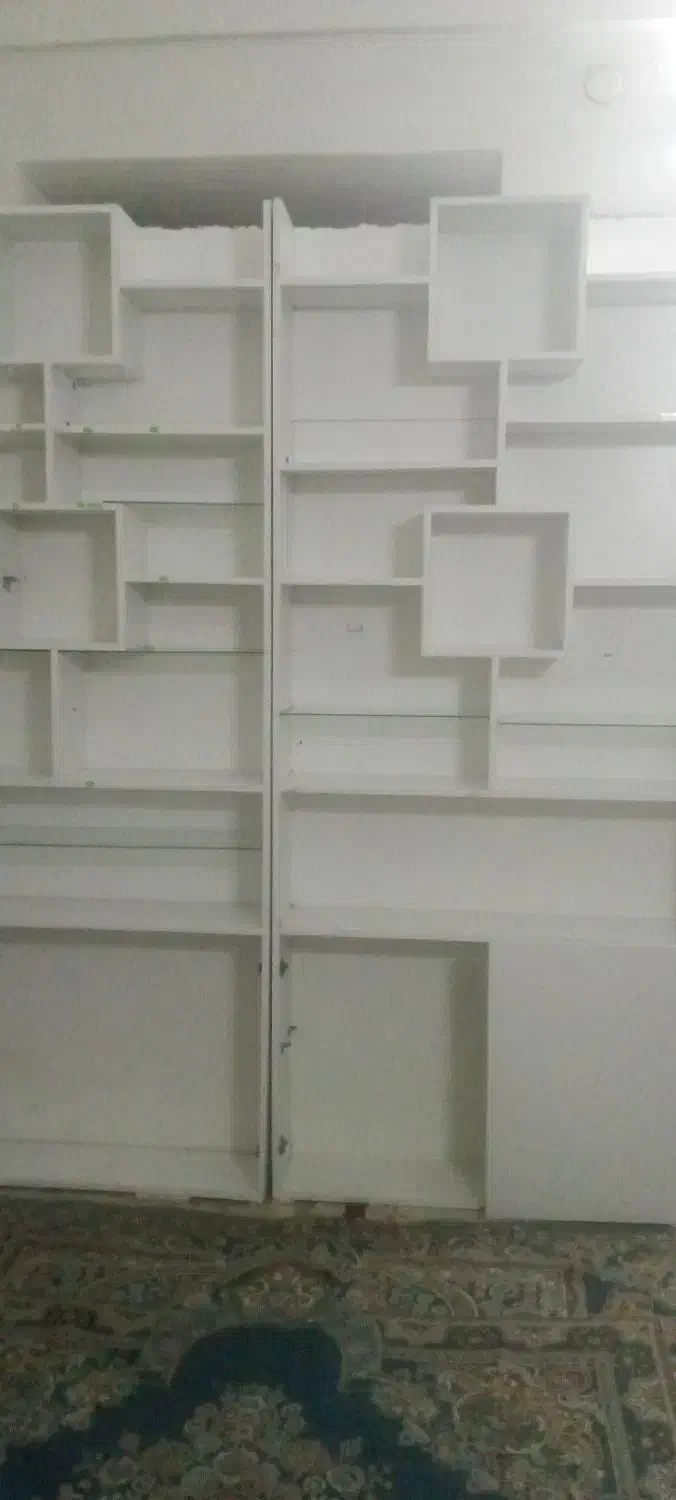 قفسه ام دی آف|کتابخانه، شلف، قفسه‌های دیواری|یزد, |دیوار