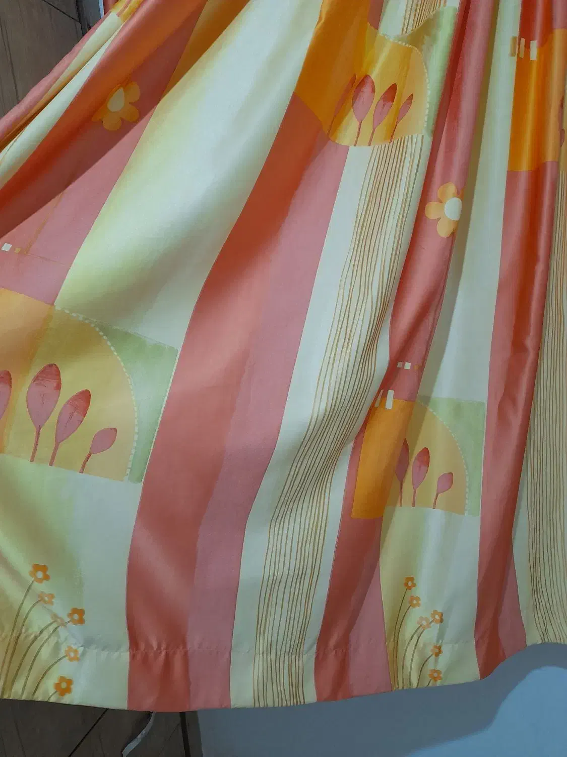 پرده در حد نو با میله پرده|پرده، رانر، رومیزی|رشت, کوی عرفان|دیوار