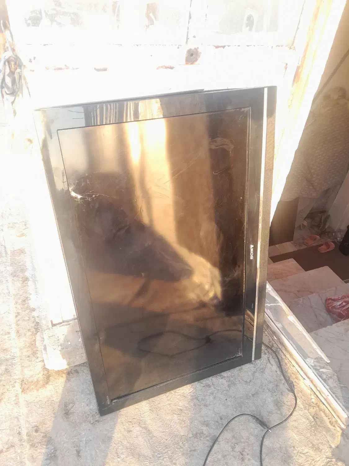 تلوزیون۴۰ اینج سونی ال ای دی شکسته|تلویزیون و پروژکتور|مشکین‌دشت, |دیوار