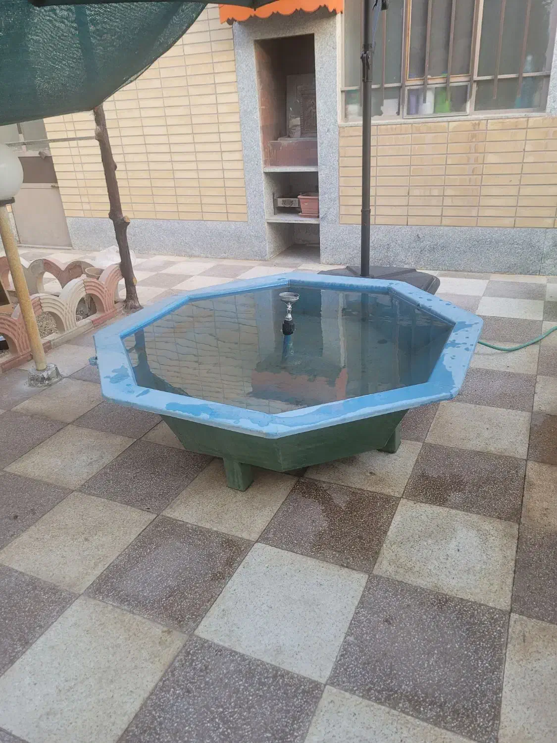 حوض ۸ ضلعی فلزی . کوهپایه اصفهان|مصالح و تجهیزات ساختمان|کوهپایه, |دیوار