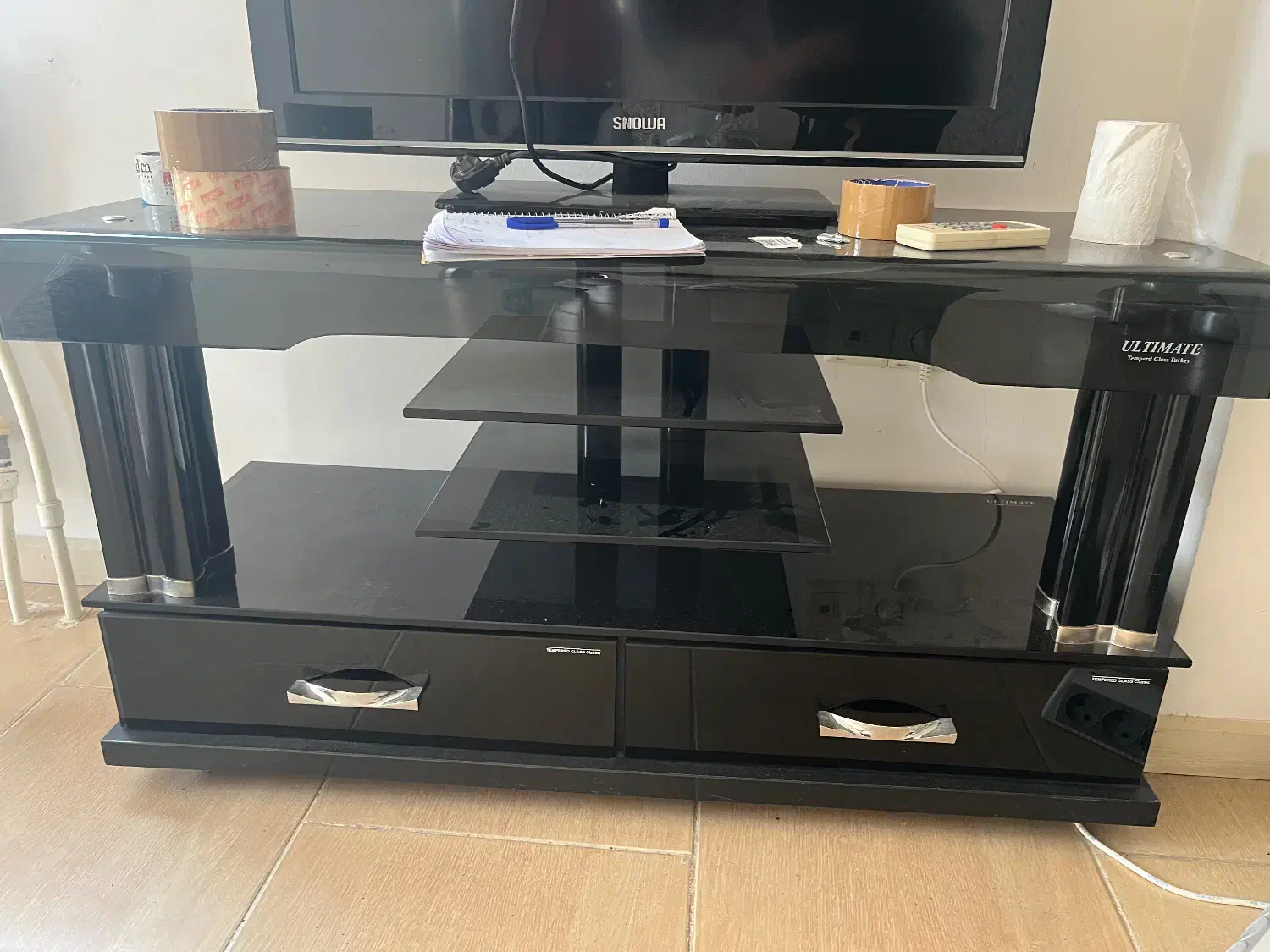 فروش میز تلویزیون شیشه‌ای|میز تلویزیون|گراش, |دیوار