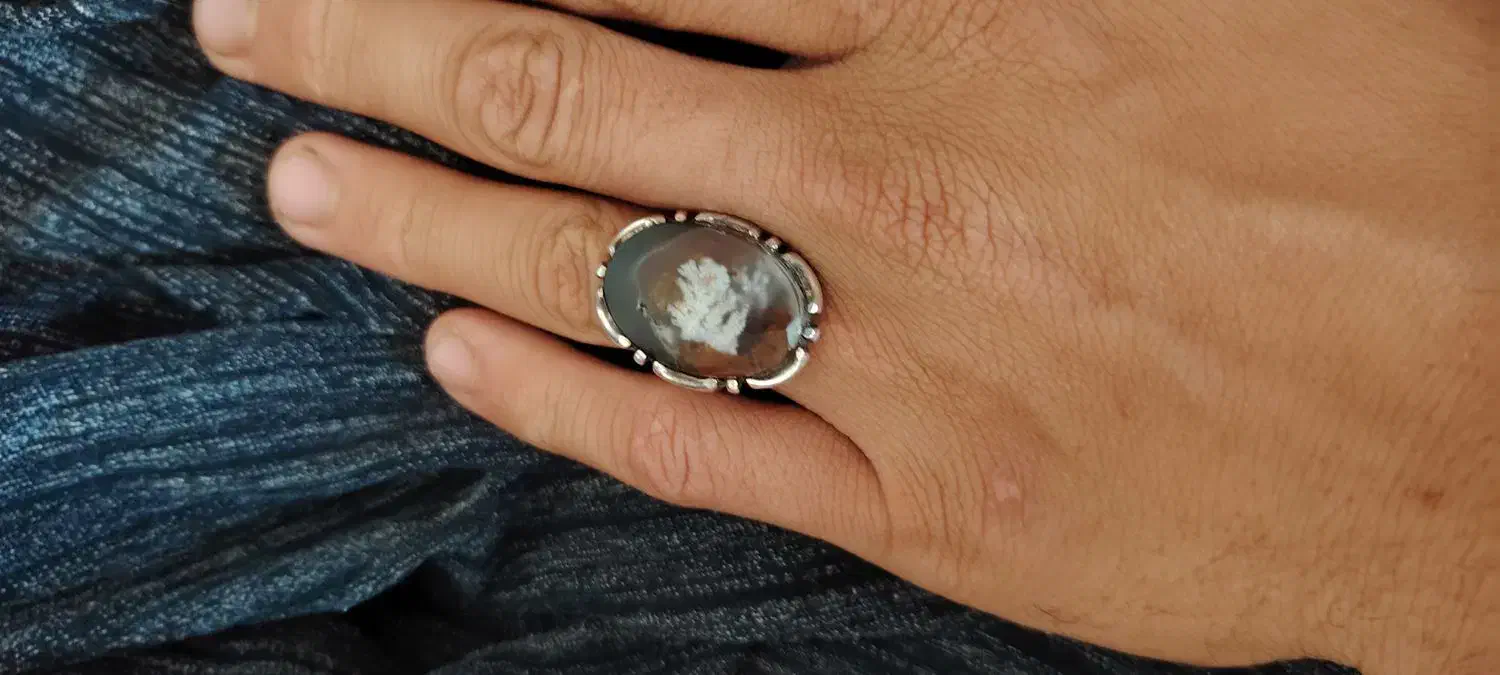 انگشترشجر نقره|جواهرات|بردسکن, |دیوار