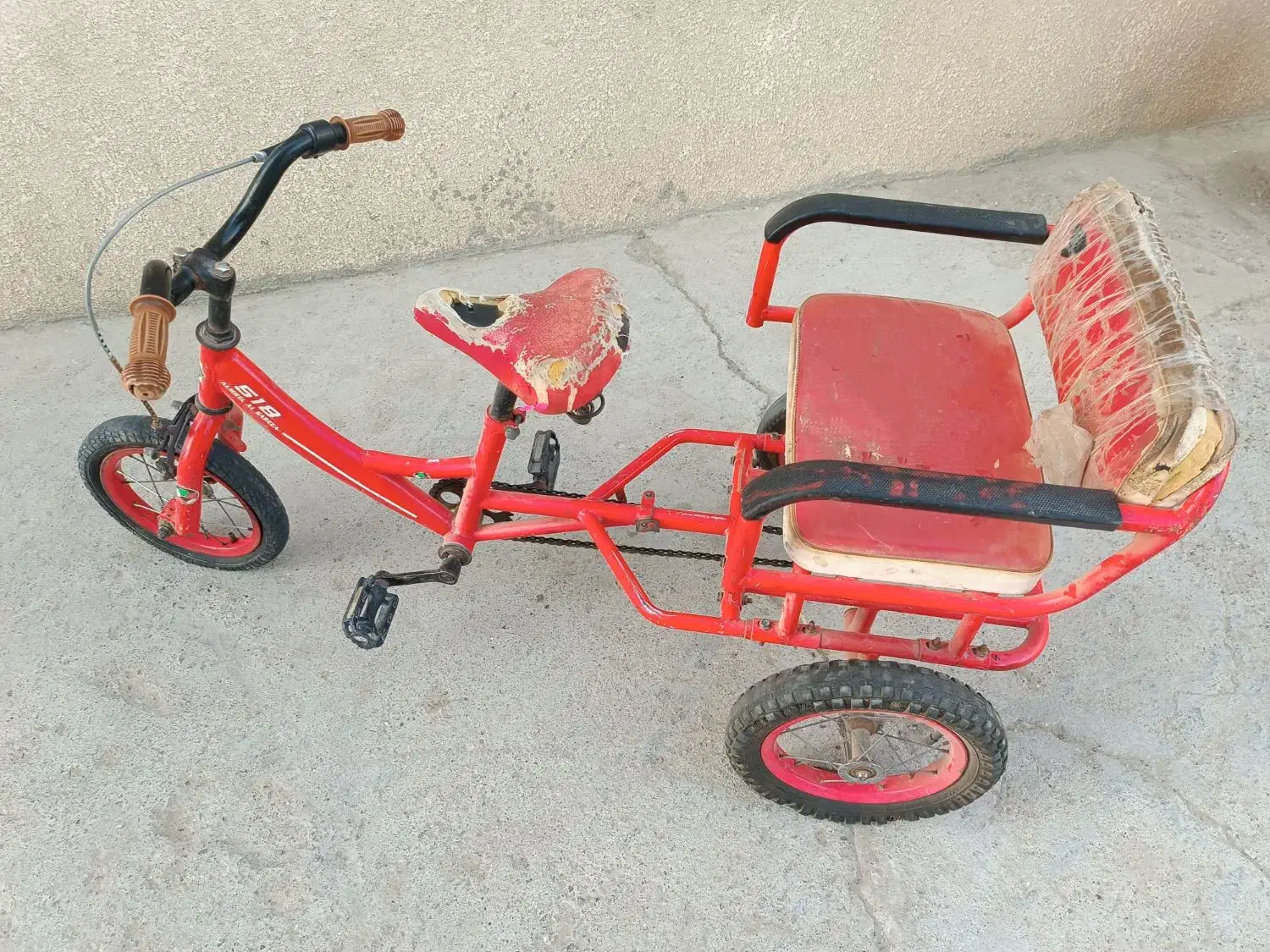 سه چرخ دو نفره سایز 16|دوچرخه، اسکیت، اسکوتر|جاسک, |دیوار