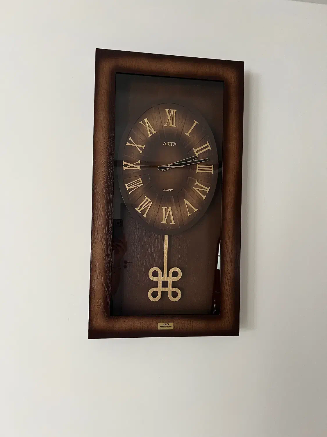 ساعت تمام چوب|ساعت دیواری و تزئینی|تربتحیدریه, کاشانی|دیوار