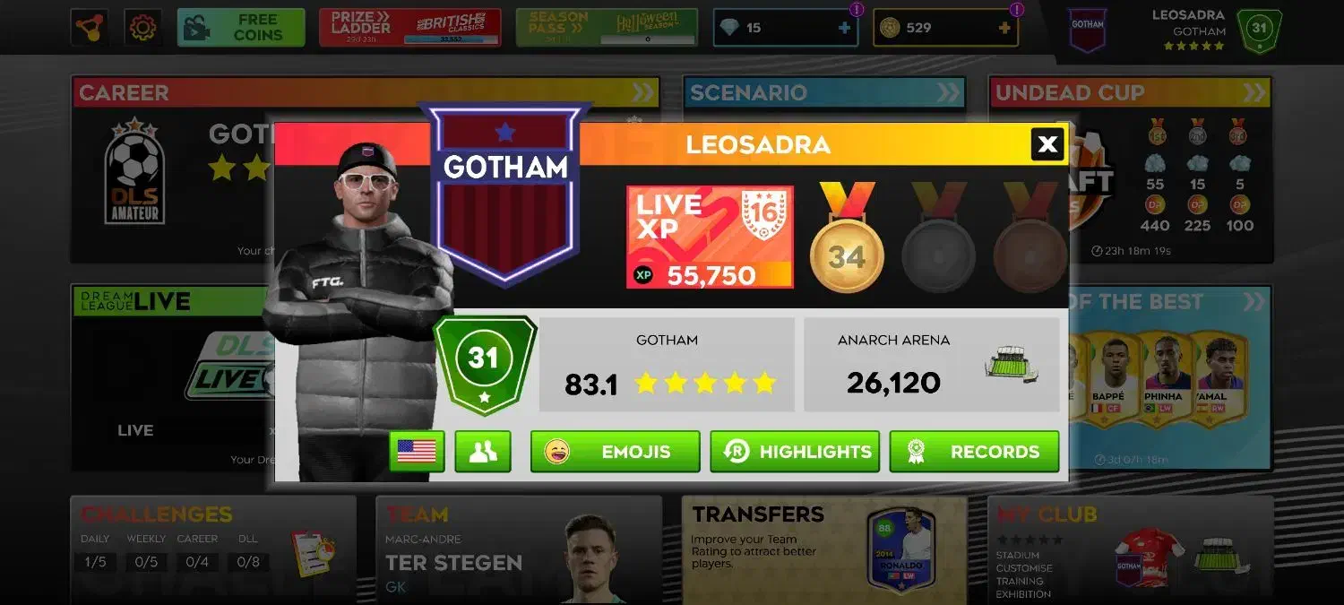 اکانت دریم لیگ|کنسول، بازی ویدئویی و آنلاین|تهران, شیراز|دیوار