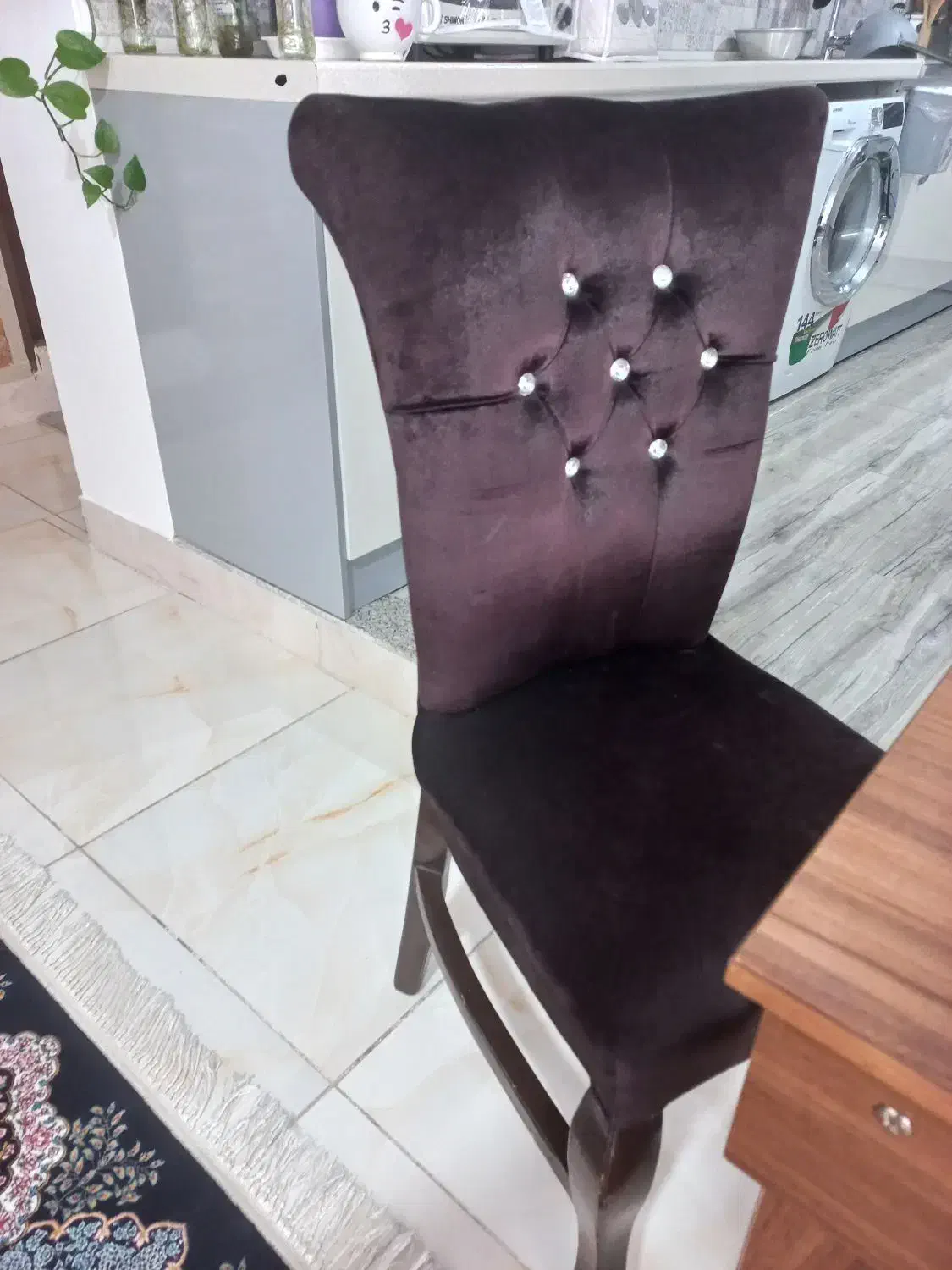 میز نهار خوری شش نفره همراه با شش صندلی|میز و صندلی غذاخوری|مرودشت, ژیان|دیوار