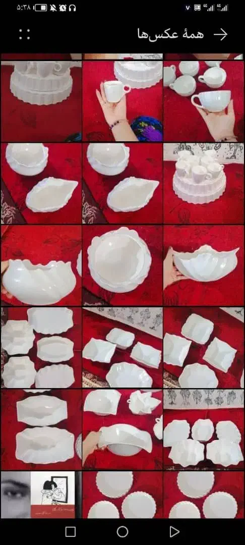 ظروف سرامیکی ب قیمت عمده|ظروف سرو و پذیرایی|بم, |دیوار