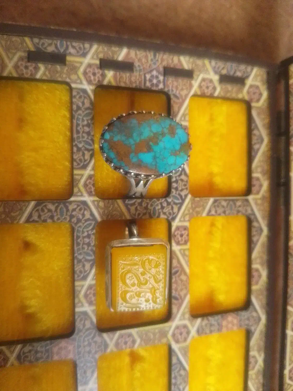 انگشتر شرف الشمس و فیروزه|جواهرات|قم, پردیسان|دیوار