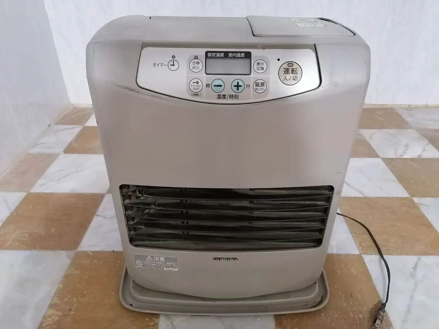 بخاری برقی نفتی کرونا ژاپن اصل|بخاری، هیتر، شومینه|زرقان, |دیوار