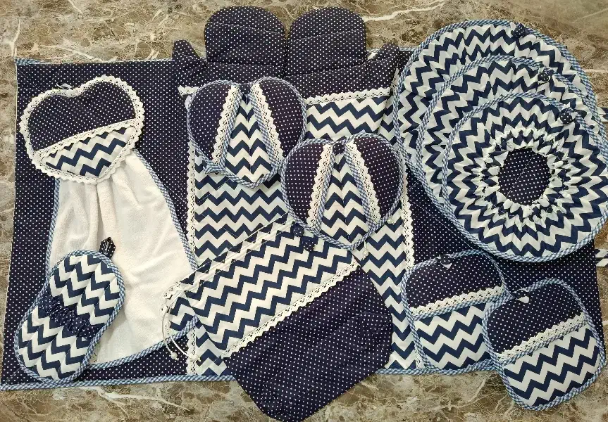 سفارش دوخت سرویس آشپزخانه|سفره، حوله، دستمال آشپزخانه|اهواز, کوی مهدیس|دیوار