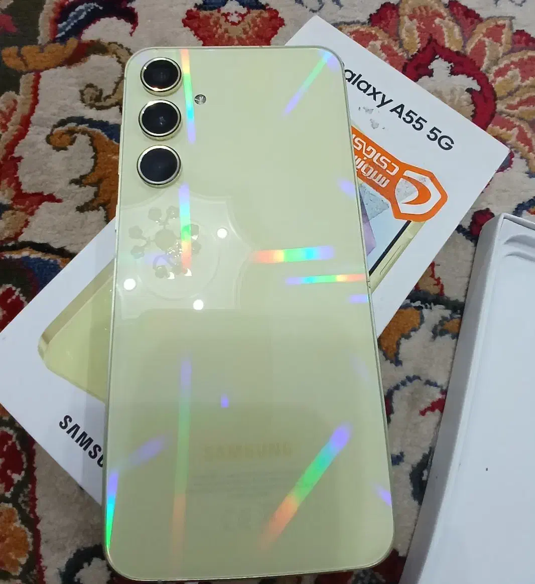 سامسونگ A55 مشابه نو Awesome Lemon|موبایل|تهران, گلستان (شهرک راه آهن)|دیوار