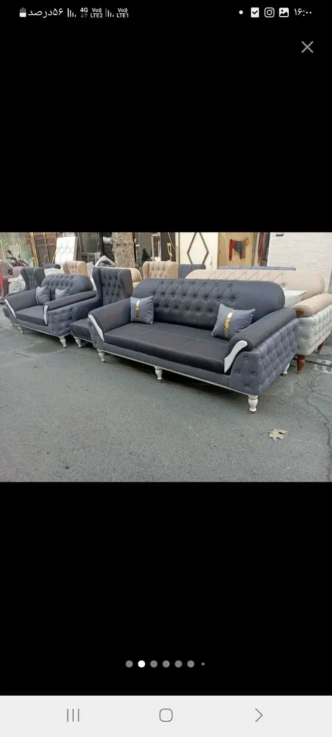 مبل کد۳۳۴۴۵۵|مبلمان خانگی و میز عسلی|آستارا, |دیوار