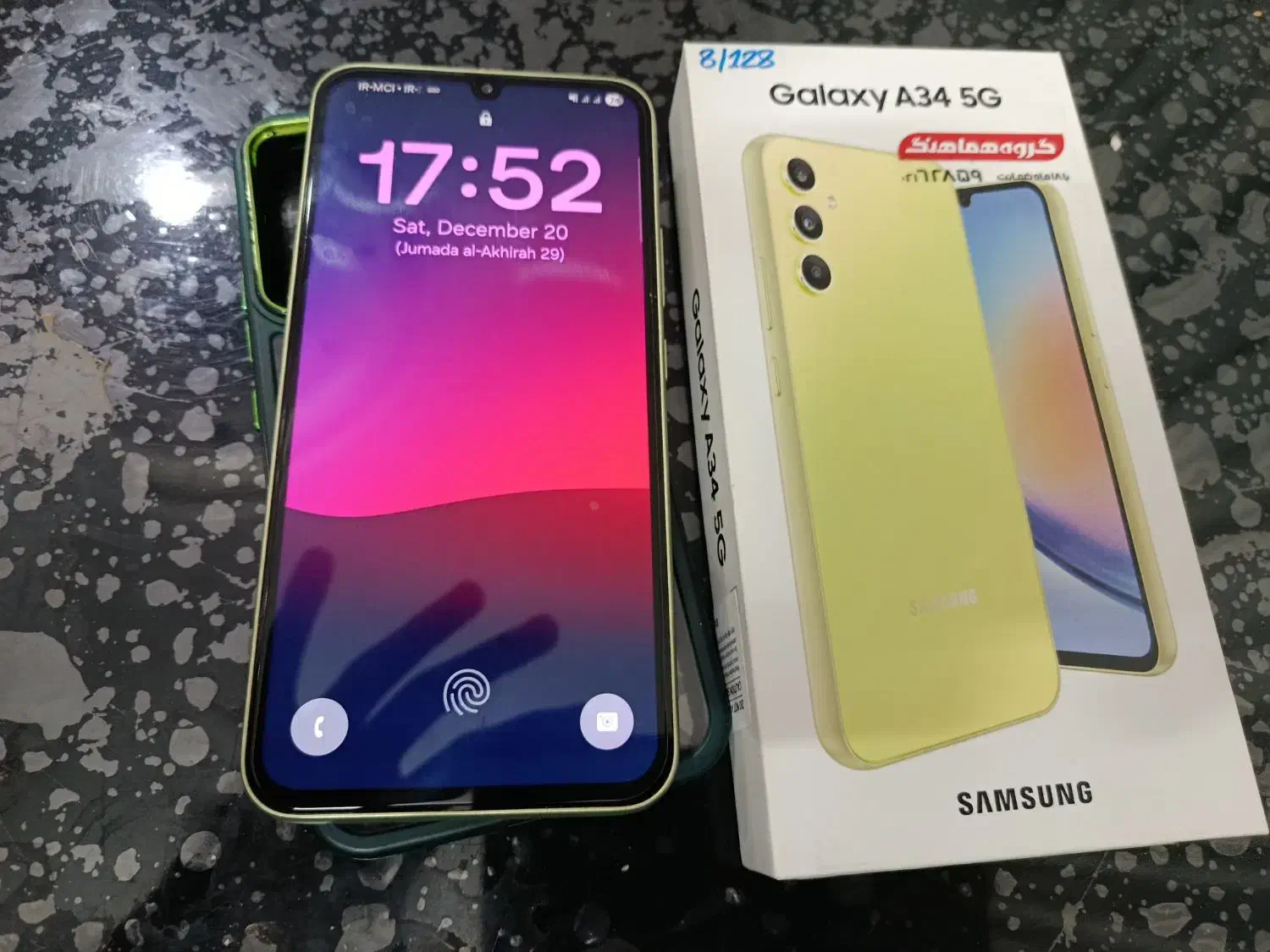 سامسونگ A34 رام8 درحد نو|موبایل|قم, باجک سه|دیوار