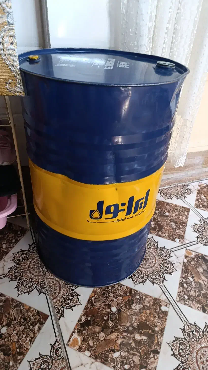 بشکه فلزی ۲۰۸لیتری نو|ظروف نگهدارنده، پلاستیکی، یک‌بارمصرف|بندر امام خمینی, |دیوار