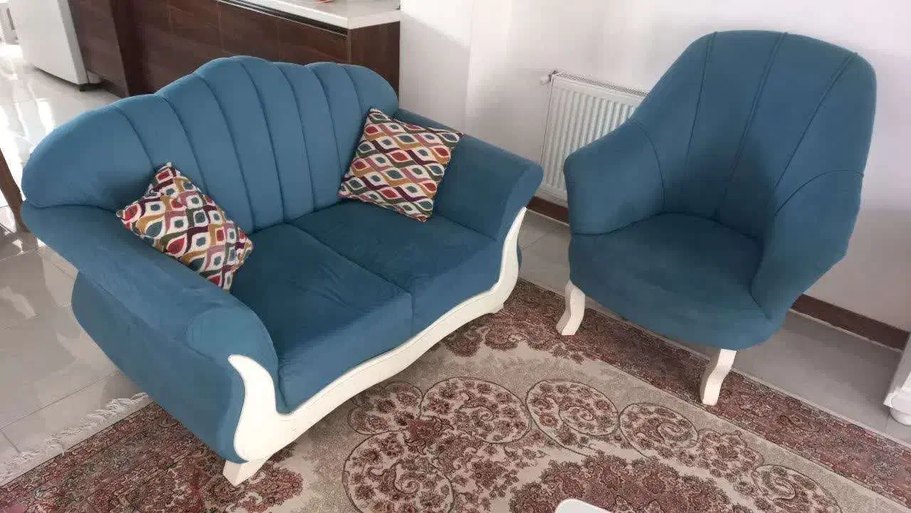 مبل ۸ نفره همراه با میز|مبلمان خانگی و میز عسلی|مینودشت, |دیوار