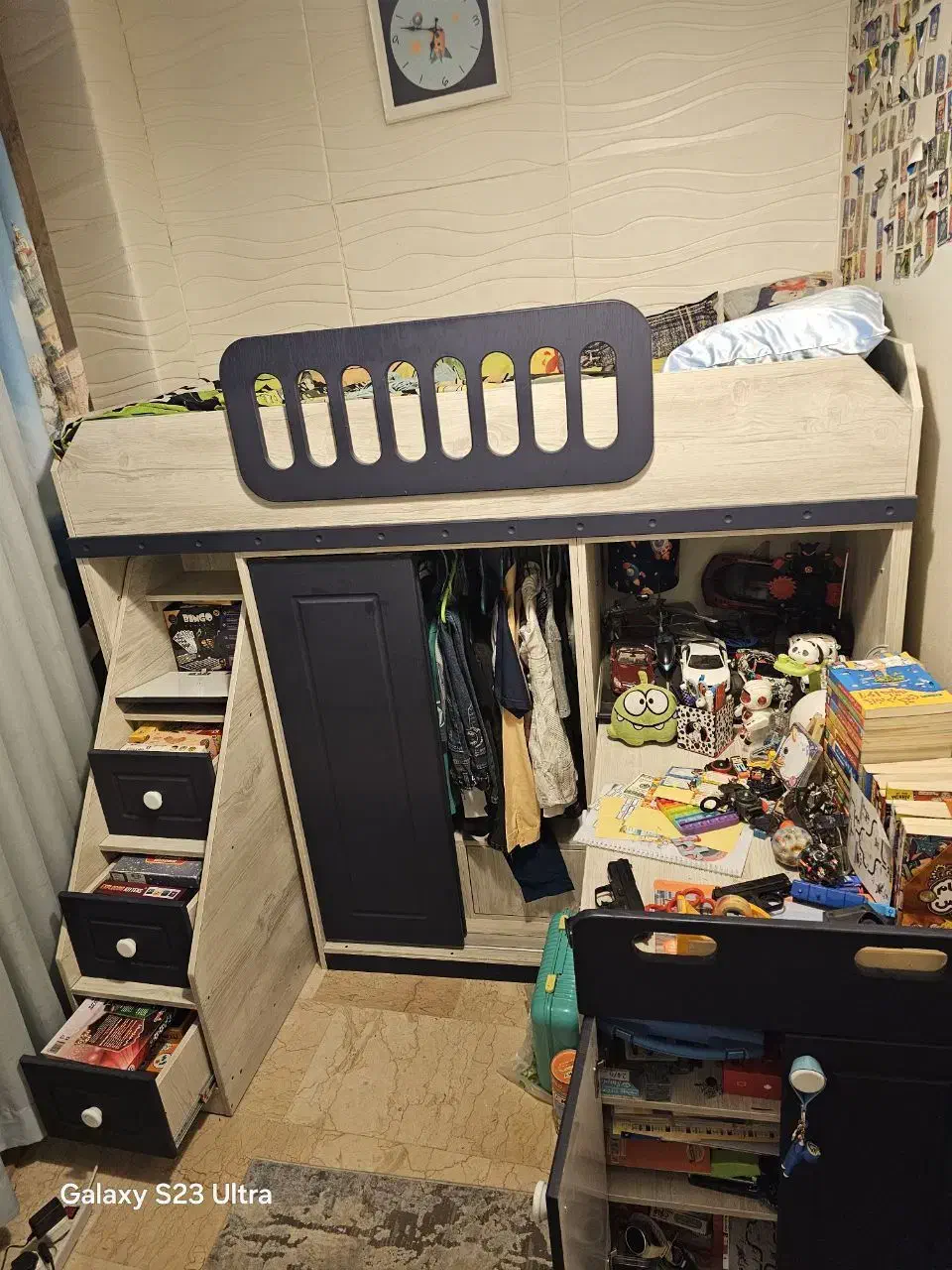 تخت دو طبقه کاربردی با میز تحریر|تخت و سرویس خواب|تهران, سازمان آب|دیوار