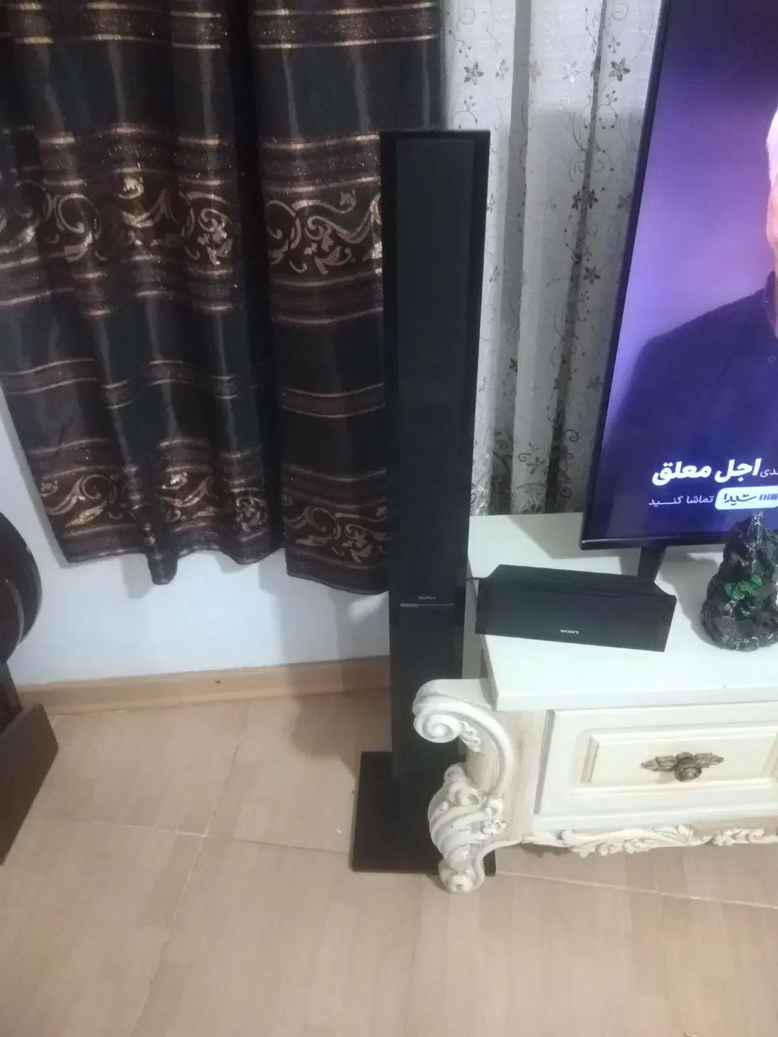 باند ایستاده 3عدد ایستاده دو عدد باکس و کوچک|سیستم صوتی خانگی|کلاردشت, |دیوار
