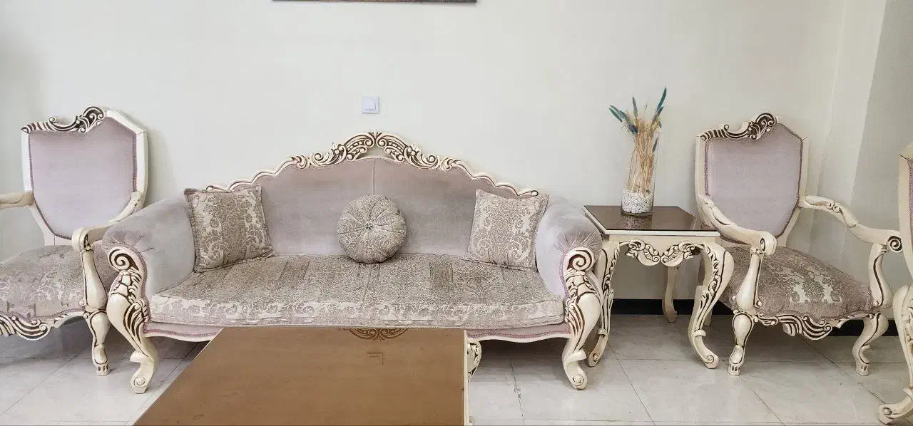 مبلمان ۷ نفره و میز ناهارخوری|مبلمان خانگی و میز عسلی|پردیس, فاز ۸|دیوار