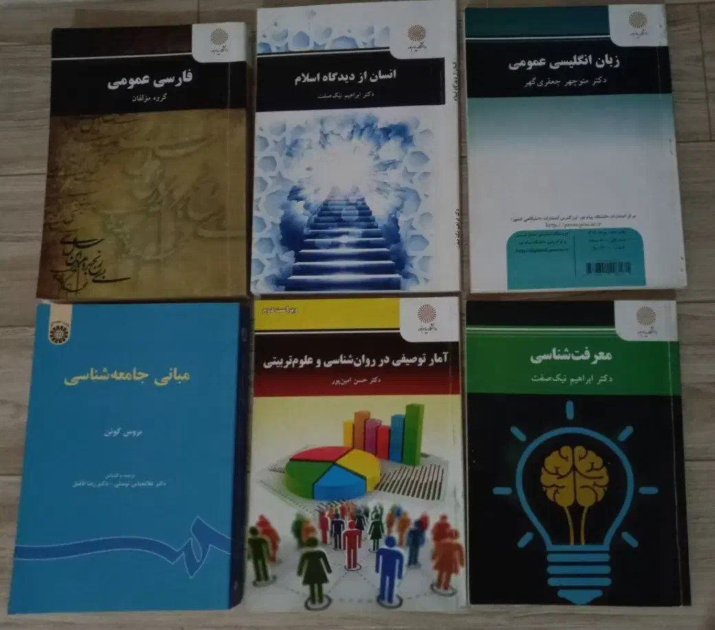 کتاب های پیام نور سالم و تمیز|کتاب و مجله آموزشی|پاکدشت, خاتون آباد|دیوار