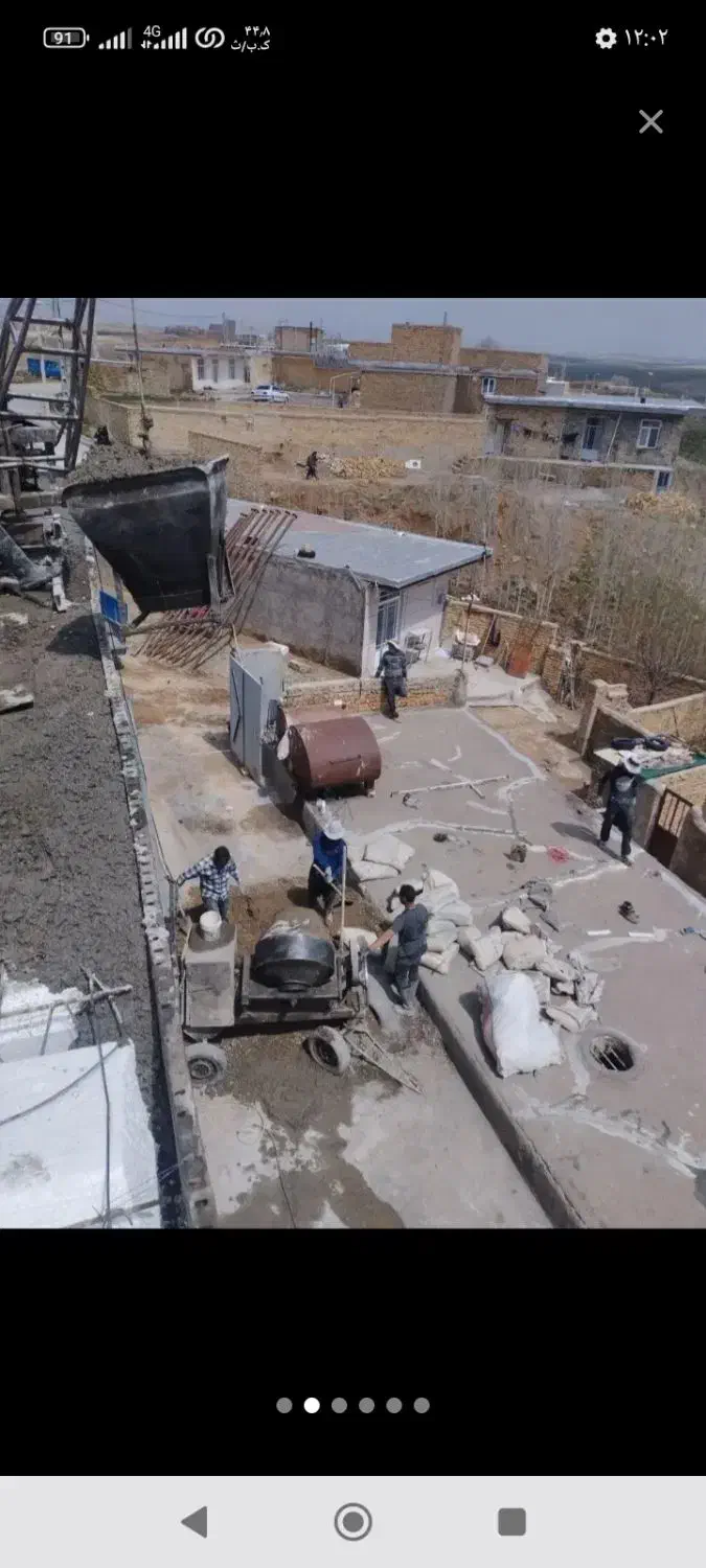 اجرای بتنریزی فدراسیون و سقف و ستون|خدمات پیشه و مهارت|قروه, |دیوار