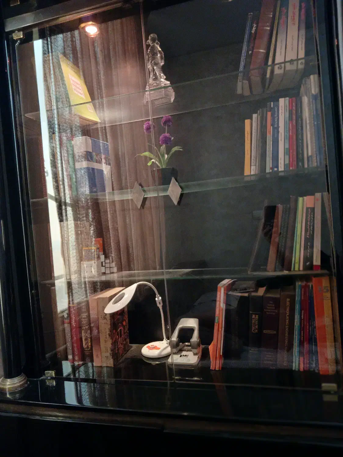 سرویس میزتوالت و کتابخانه پولیش مشکی|تخت و سرویس خواب|تهران, سازمان آب|دیوار