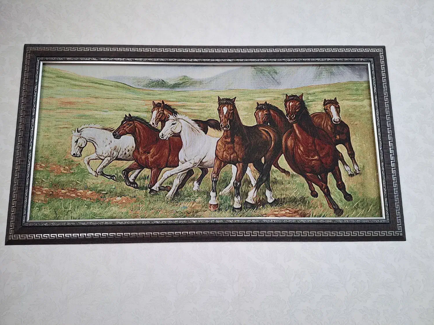 تابلو اسب و منظره|تابلو، نقاشی، عکس|الوند, |دیوار