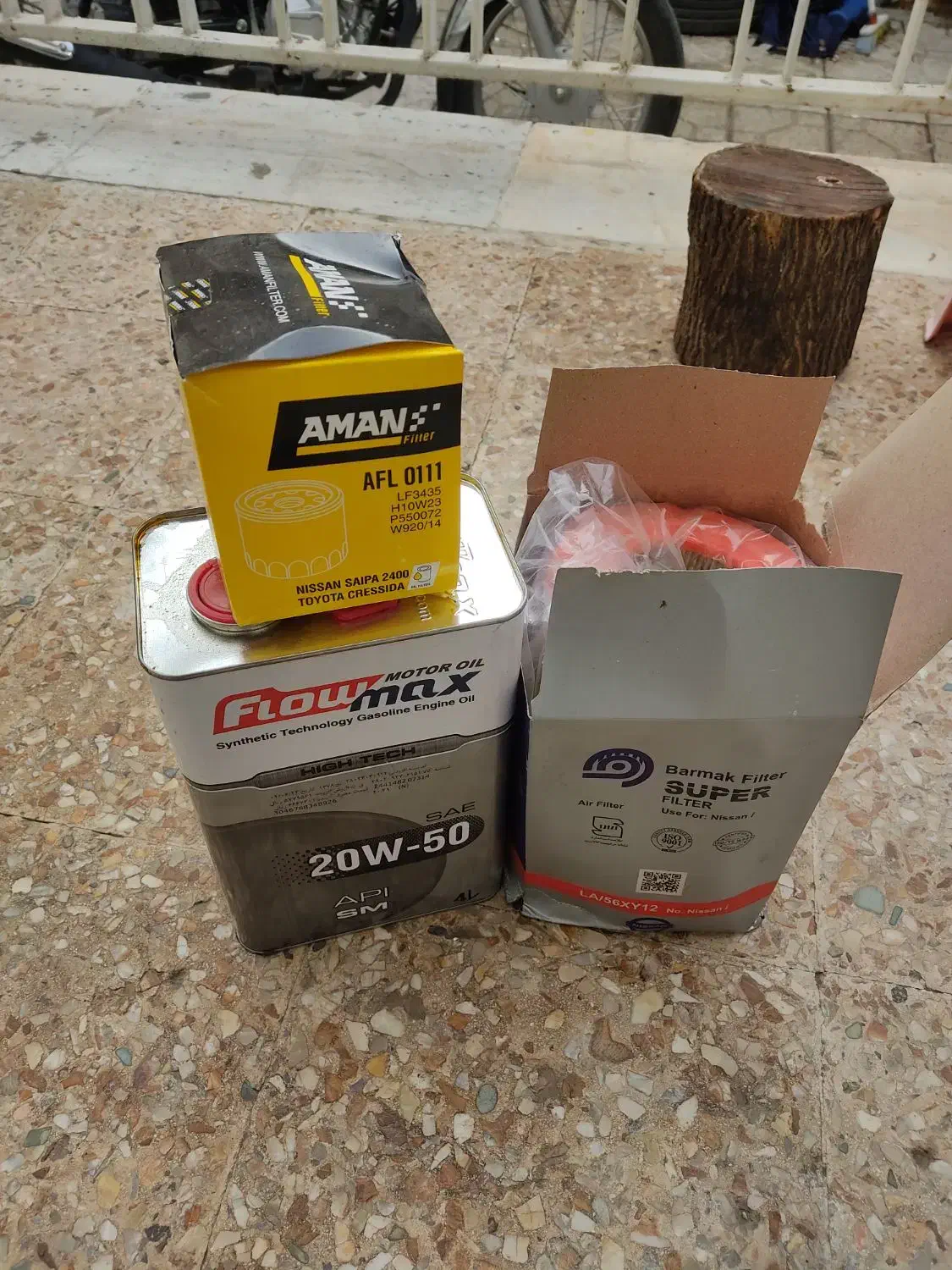 وسایل نیسان( لاستیک، روغن)|قطعات یدکی و لوازم جانبی|کرج, حیدرآباد|دیوار