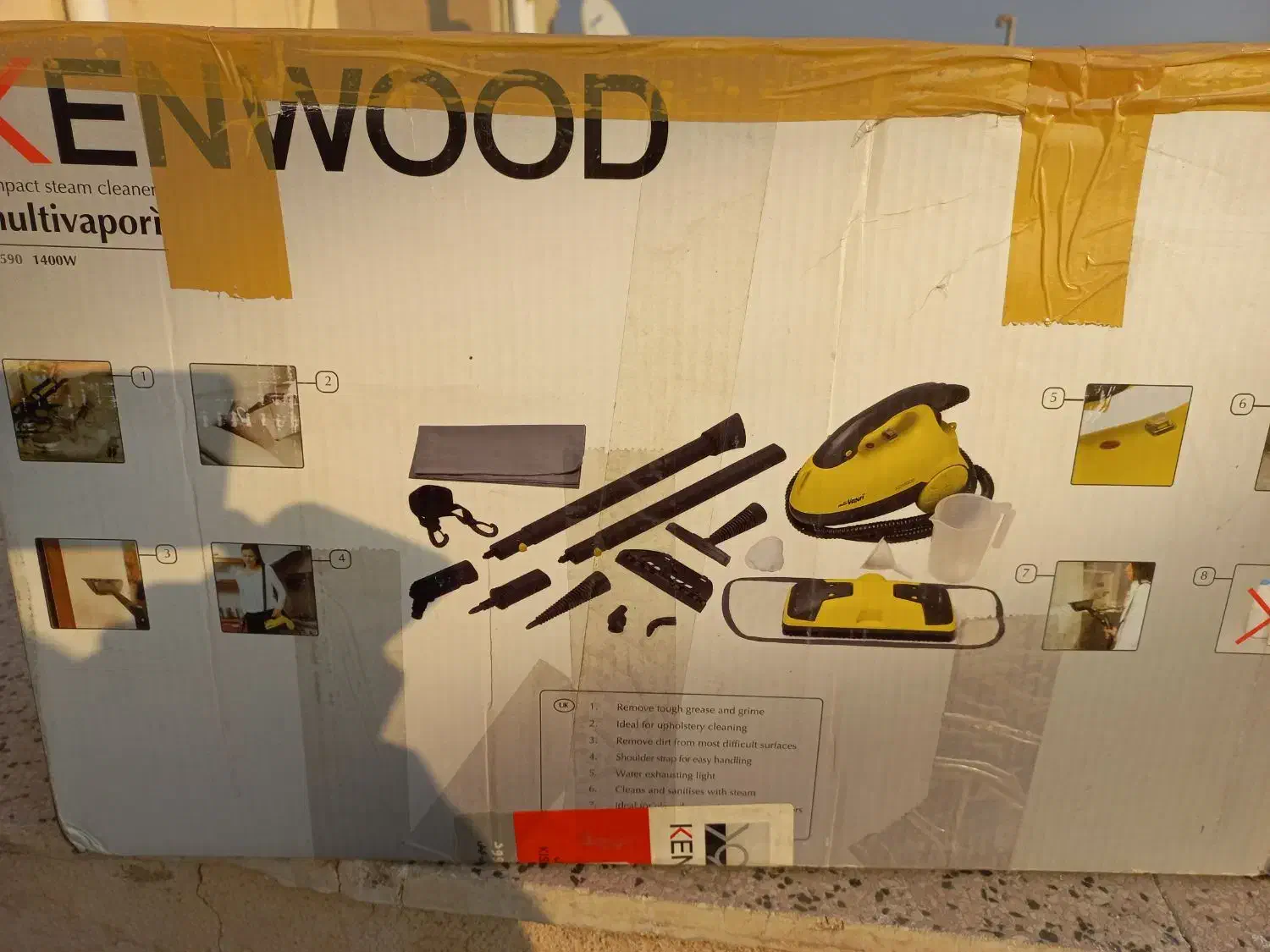 بخارشو kenwood|جاروبرقی، جارو شارژی، بخارشو|تهران, علم و صنعت|دیوار