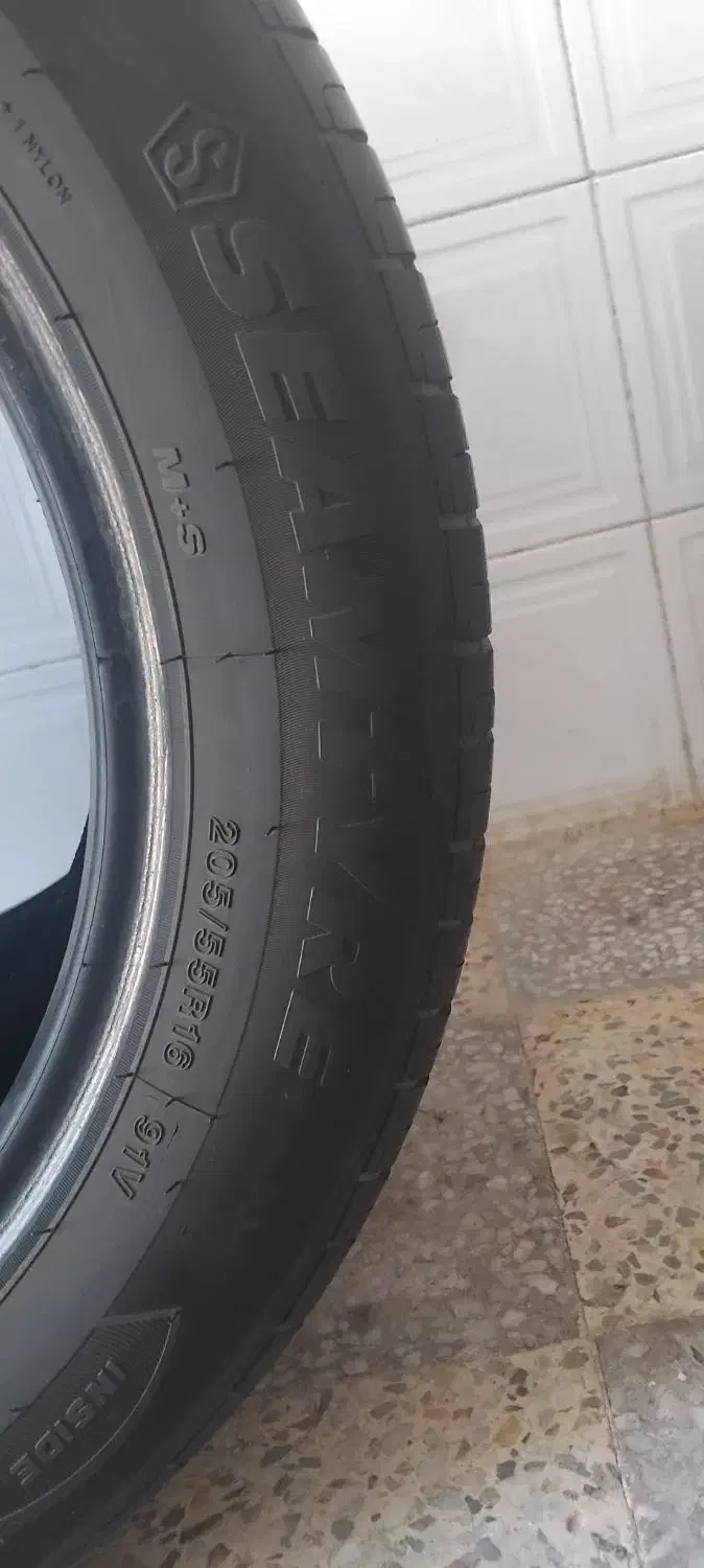 لاستیک سایز ۱۶ فاق ۵۵ پهنای ۲۰۵|قطعات یدکی و لوازم جانبی|شهرضا, |دیوار