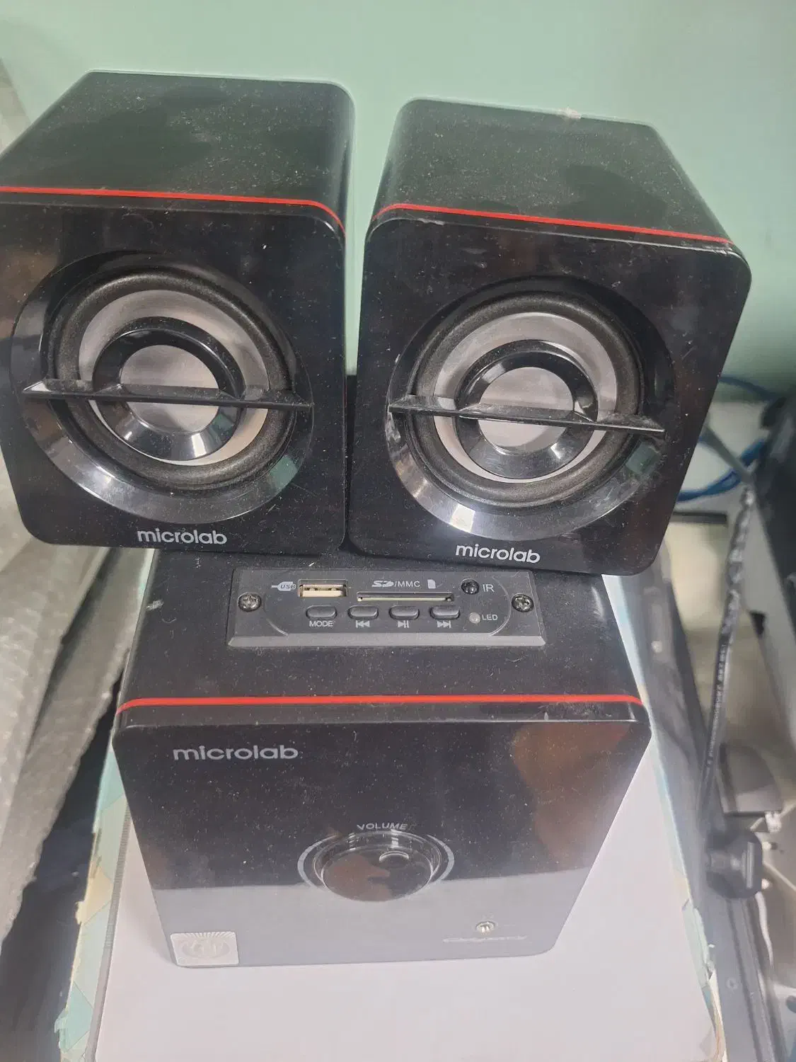 اسپیکر کامپیوتر microlab با bluetooth و usb|قطعات و لوازم جانبی رایانه|تهران, سهروردی|دیوار