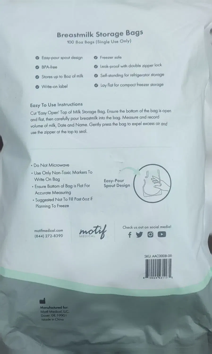 کیسه ذخیره و نگهداری شیر مادر|اسباب و اثاث بچه|تهران, باغ فیض|دیوار