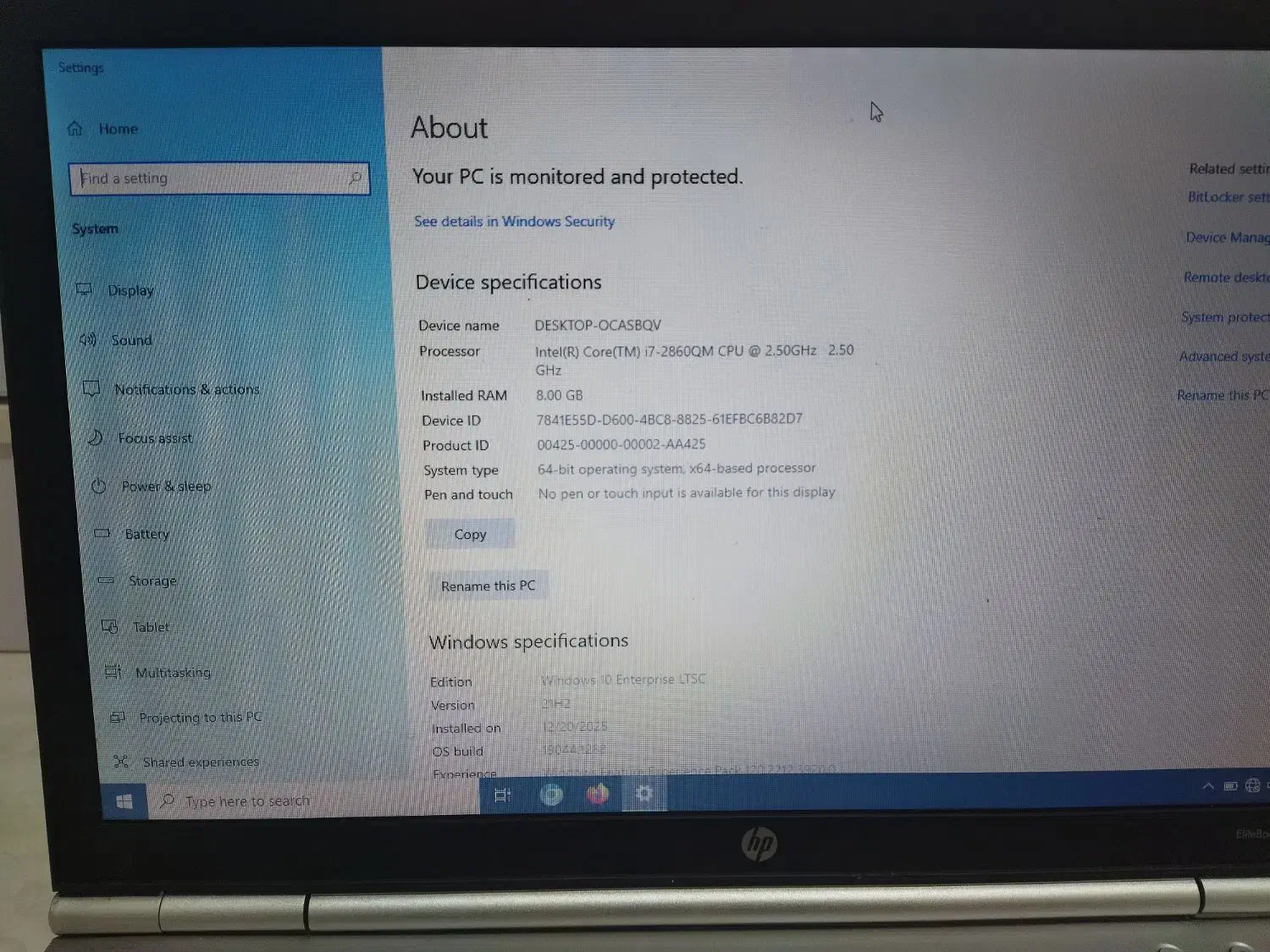 لپ تاپ استوک اچ پی الیت بوک مدل  HP ELITEBOOK|رایانه همراه|پاکدشت, پاکدشت (مامازند)|دیوار