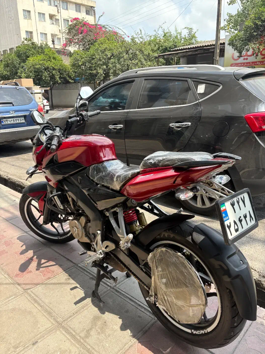 ns200 cc کم کار تمیز|موتورسیکلت|ساری, |دیوار