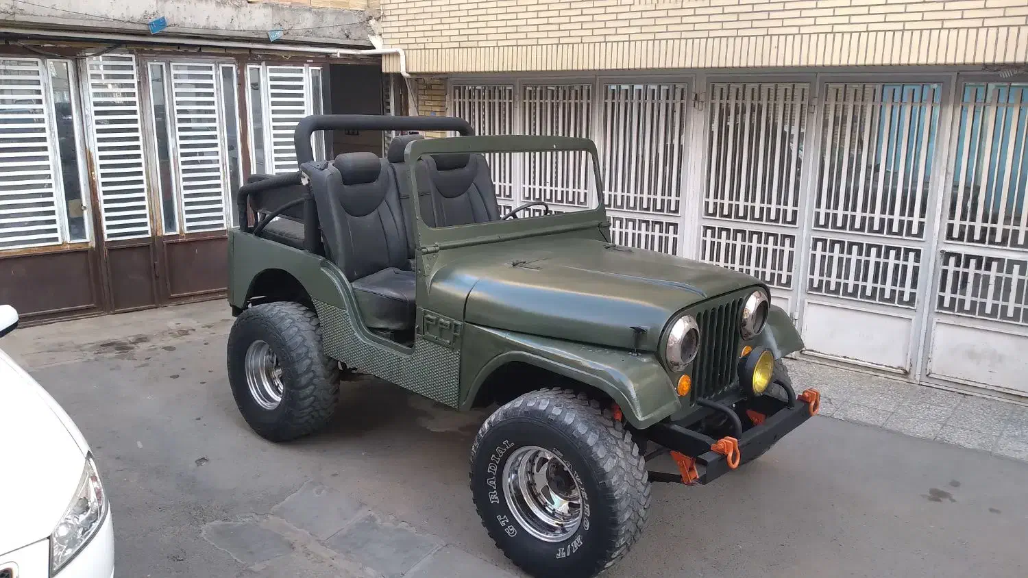 جیپ توسن آفرودی کلکسیونی پلاک قدیم اوراقی|خودرو سواری و وانت|ری, سرتخت|دیوار