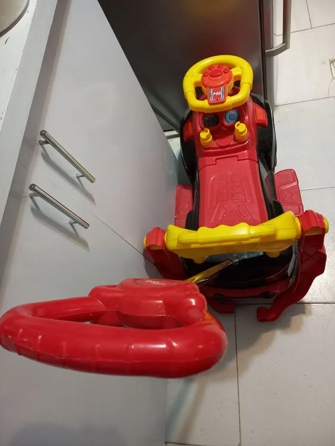 چهار چرخه کودک بیبی لند مدل مجیک کار در حد نو|کالسکه و لوازم جانبی|مشهد, میعاد (شهرک غرب)|دیوار