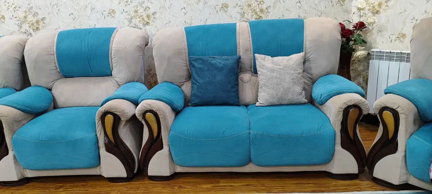 مبل راحتی ۱۲ نفره|مبلمان خانگی و میز عسلی|رامسر, |دیوار