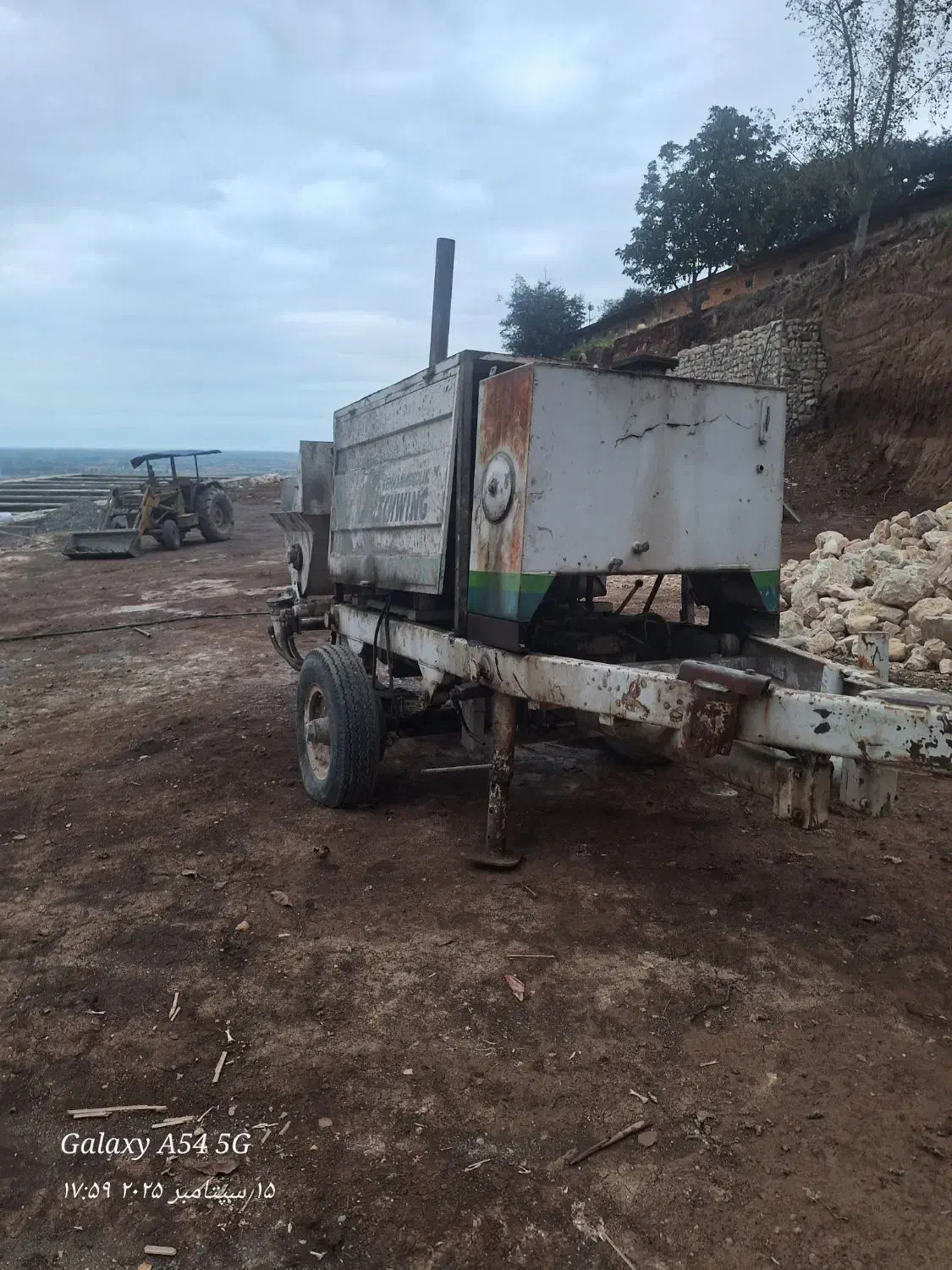 پمپ بتن زمینی|ماشینآلات صنعتی|رستمکلا, |دیوار