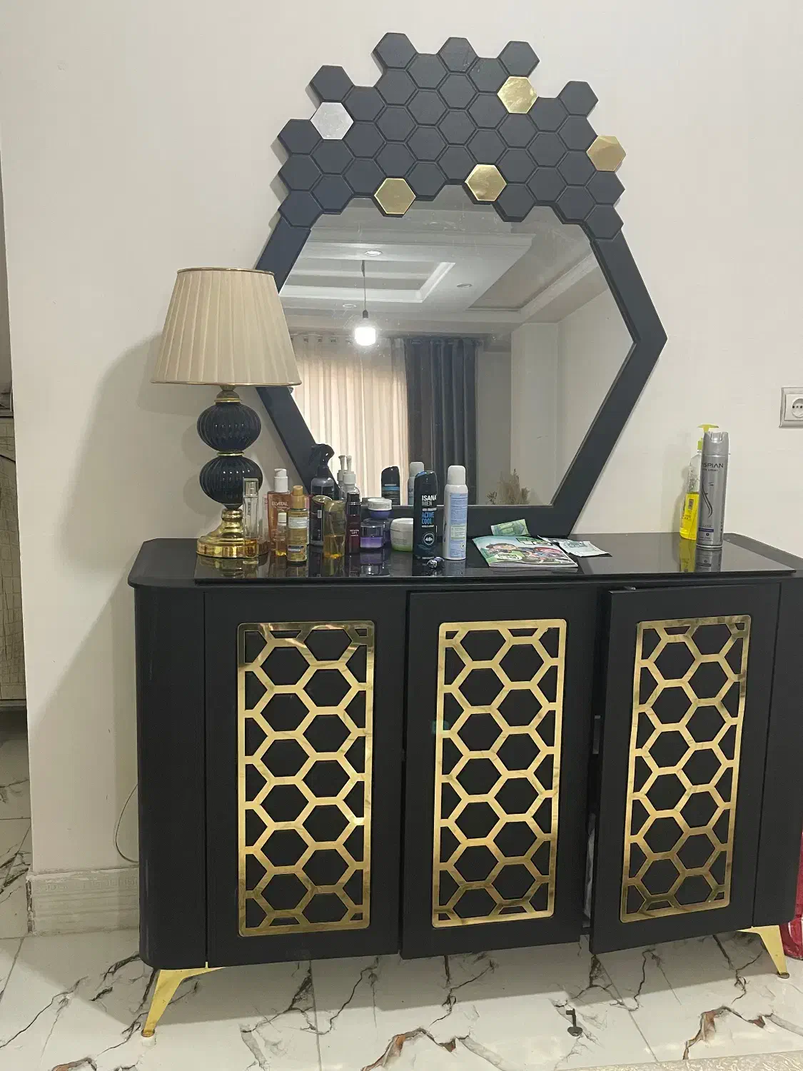ست کامل اینه کنسول و جلو مبلی میز عسلی میز تی وی|بوفه، ویترین، کنسول|قرچک, باقرآباد|دیوار