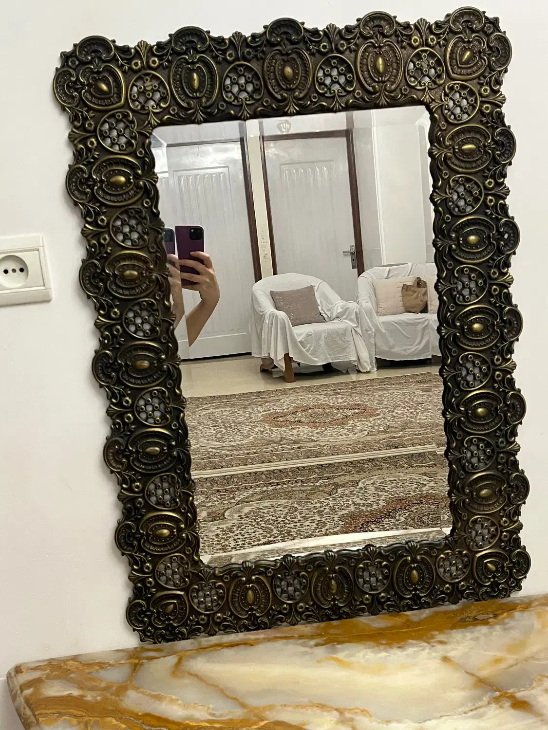 آیینه کنسول|بوفه، ویترین، کنسول|ساری, |دیوار